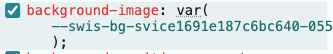 CSS variable for background image